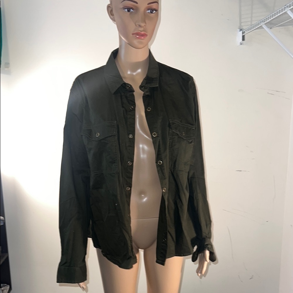 Forever 21 Dark Green Utility Jacket - Picture 1 of 3